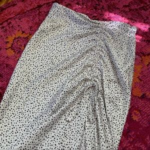 DALMATION PRINT MIDI SKIRT